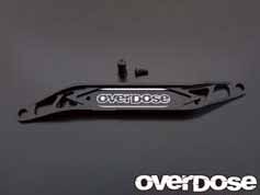 OVER DOSE OD1398 アルミバッテリーサポート（For ドリパケ / ブラック）