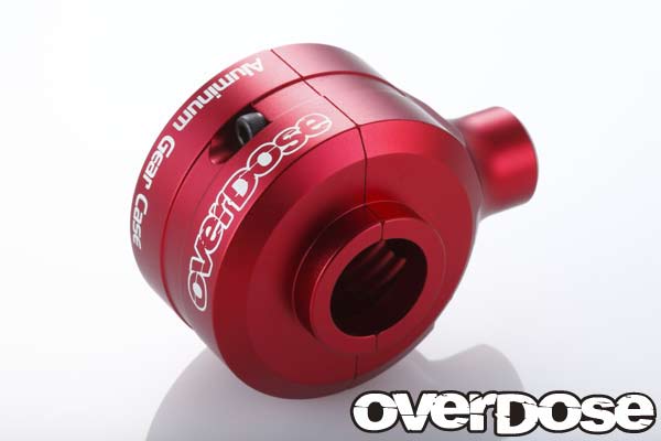 OVER DOSE OD2003 アルミギヤケースセット For Divall レッド