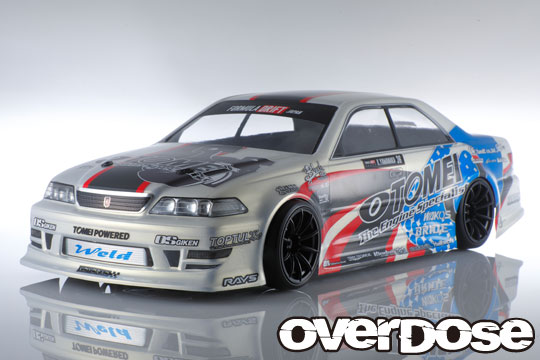 OVER DOSE OD2371 トヨタ JZX100 マークIIクリアボディー &TEAM Kenji with TOMEI POWERED グラフィックデカールセット