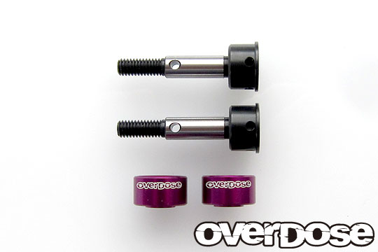 OVER DOSE OD2429 アクスルシャフトセット （For OD2277/パープル）