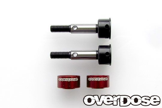 OVER DOSE OD2430 アクスルシャフトセット （For OD2278/レッド）