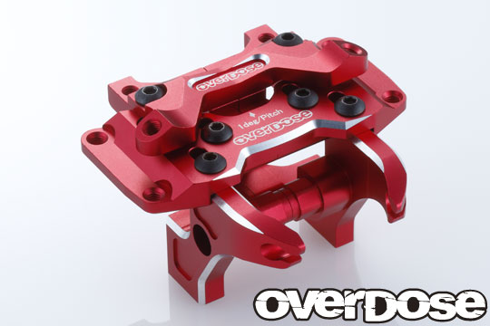 OVER DOSE OD2664 アルミフロントバルクヘッド Type-2(For VaculaII, GALM / レッド)
