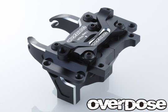 OVER DOSE OD2665b アルミフロントバルクヘッド Type-2(For VaculaII, GALM / ブラック)