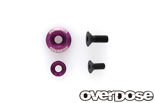 OVER DOSE OD2719 ホイールワッシャーセット/パープル(For OD2713-8/1pc)