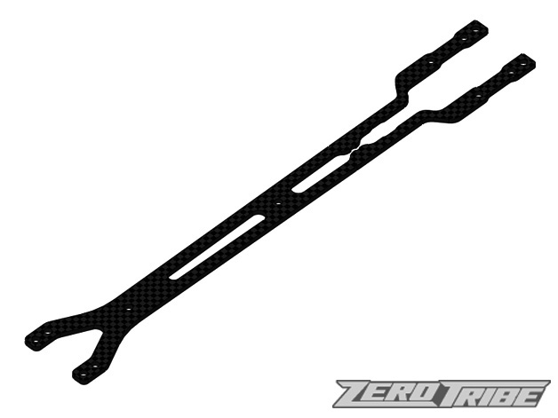 ZEROTRIBE ZT1007 カーボンアッパーデッキ2.0mm（XRAY T4 ’18用）