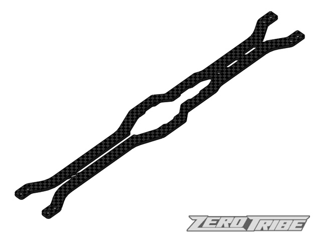 ZEROTRIBE ZT1069 カーボンアッパーデッキ2.2mm（T4 MID コンバージョンキット用）