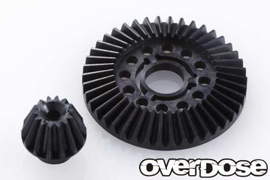 OVER DOSE OD1802b ベベルギヤセット 42T/14T (For Divall, XEX)