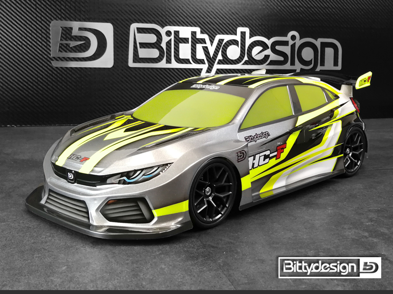 Bittydesign BDFWD-190HCF HC-F クリアーボディ 1/10 190mm FWD ライトウェイト