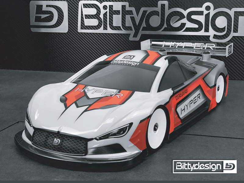 Bittydesign BDTC-190HYP HYPER クリアーボディ　1/10　190mm　ライトウェイト