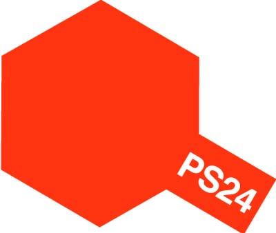 タミヤカラー PS-24 蛍光オレンジ