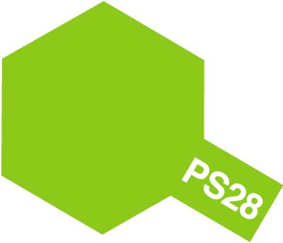 タミヤカラー PS-28 蛍光グリーン